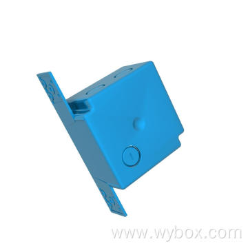 A521DE 4" Square Switch/Outlet Box with Bracket drywall electrical box plug socket box Non-Metallic PVC outdoor receptacle box